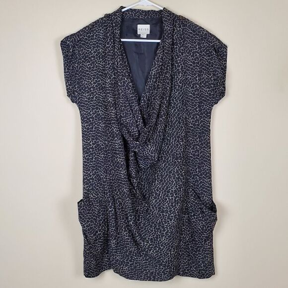 Reiss Animal Print Mini Dress Size 4 - Picture 1 of 6